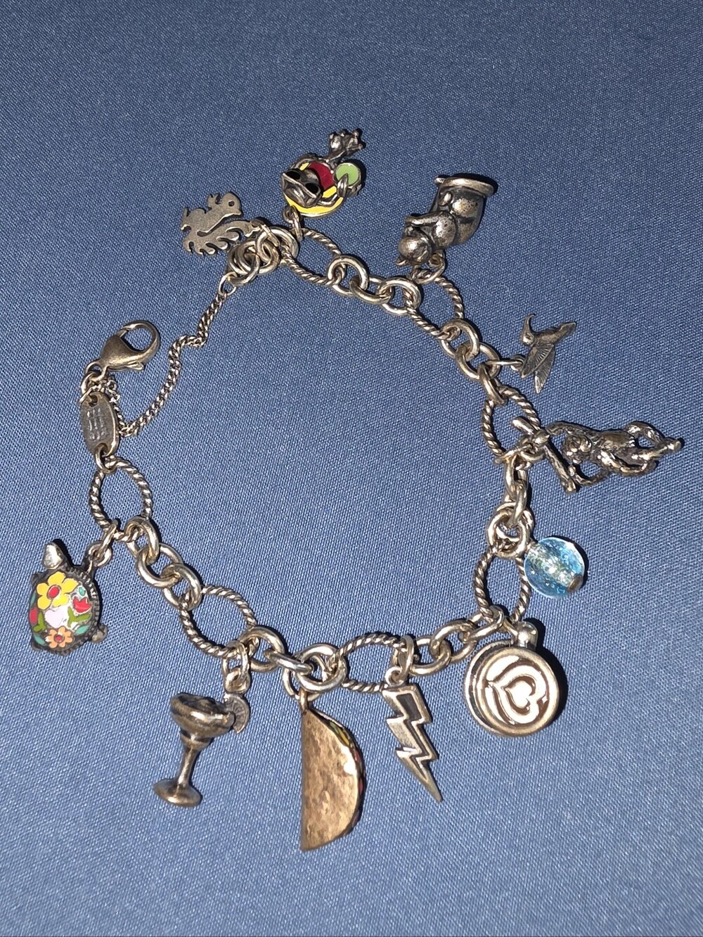 JAMES AVERY OVAL TWIST CHARM BRACELET WITH CHARMS